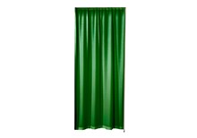Curtain for doorway, green